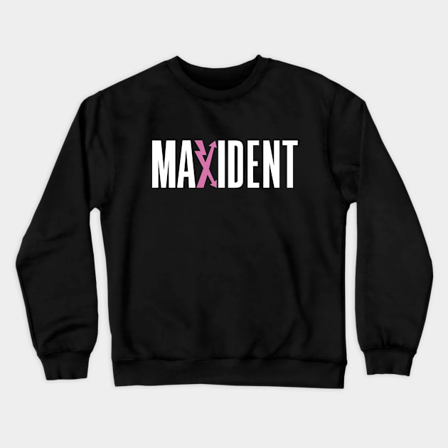 Maximum Accident White Crewneck Sweatshirt by Vicener